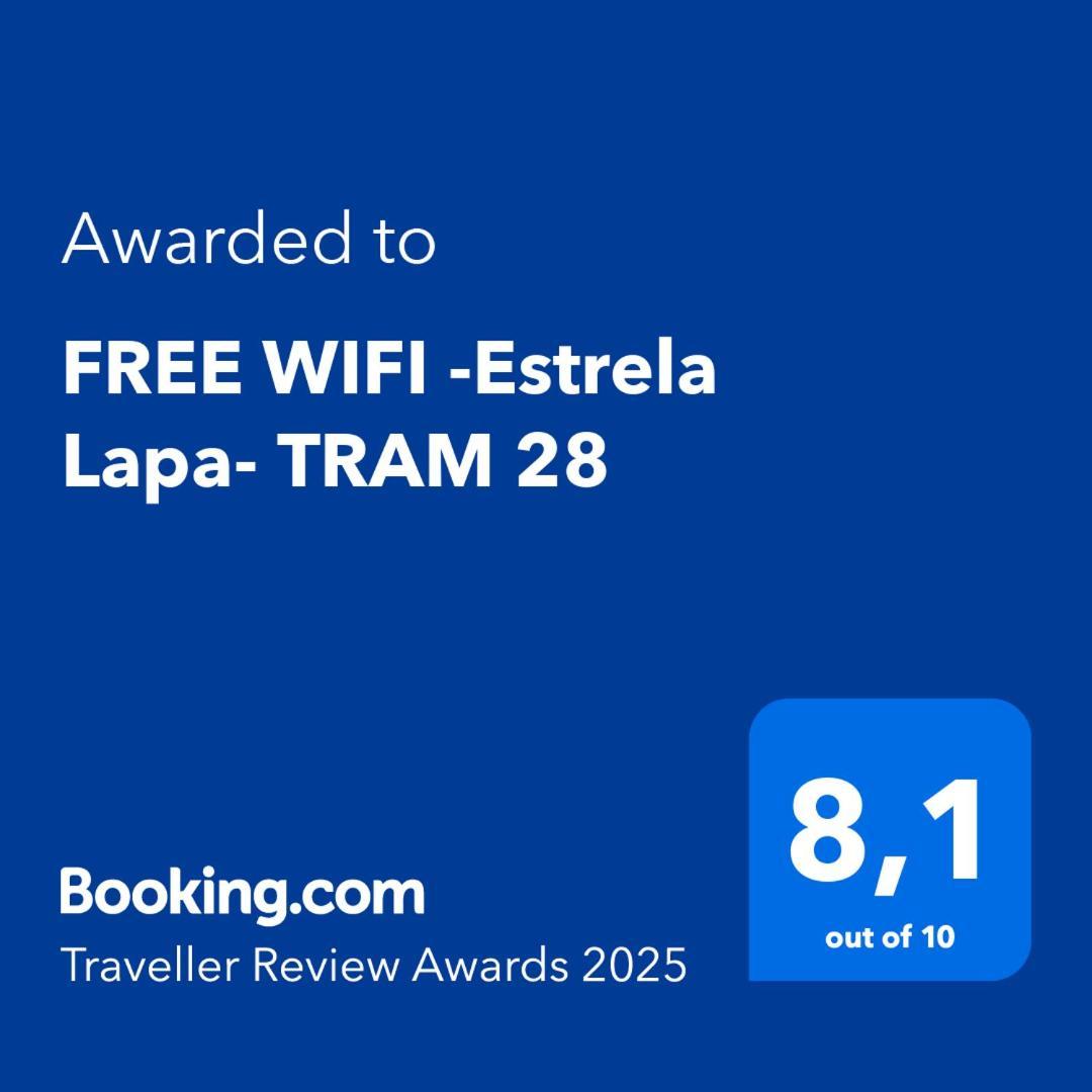 リスボンFree Wifi -Estrela Lapa- Tram 28アパートメント エクステリア 写真